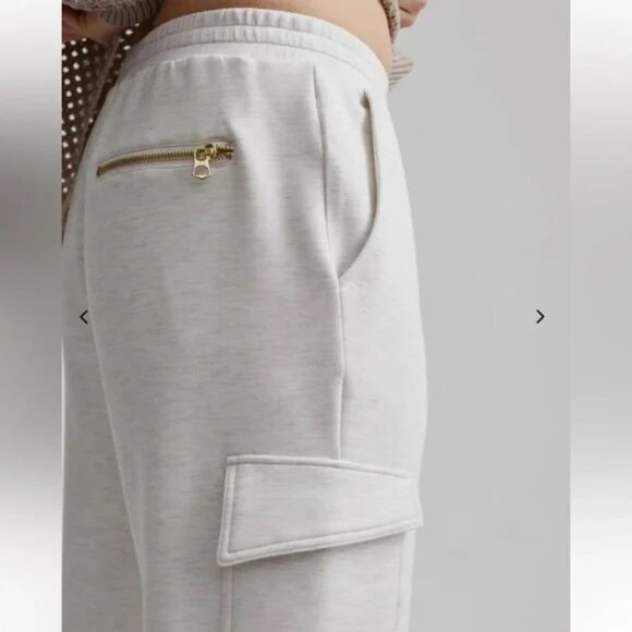 Varley Clarice Pants in Ivory Marl, Sz Medium NWT - Picture 2 of 8